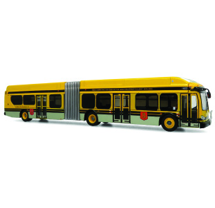 Iconic Replicas New Flyer Articulated Xcelsior Transit Bus Hamilton Street Railway 150th Anniversary 87-0608