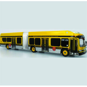Now Available Iconic Replicas New Flyer Articulated Xcelsior Transit Bus Hamilton Street Railway 150th Anniversary, Hamilton Ontario, Canada 1/87 Scale- HO Scale 87-0608