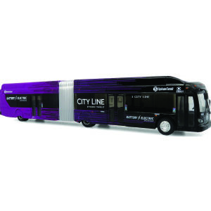 Iconic Replicas New Flyer Xceslior Articultaed Transit Bus Spokane Transit 87-0607